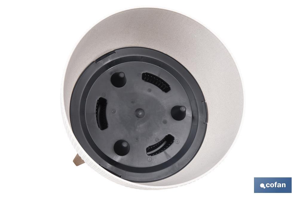 MACETA CON PATAS Y FILTRO DE DRENAJE COLOR BLANCO WPC Ø 242 X 183 MM 9,3 L VENTA UNITARIA