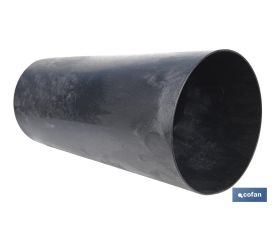 MACETERO 2 EN 1 FORMA CONICA CON DEPÓSITO COLOR NEGRO PP Ø 409 X 750 MM 29,5 L