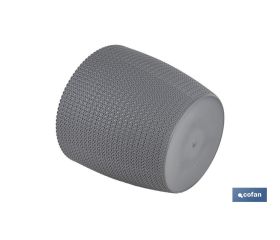 MACETA O MACETERO TRENZADA COLOR GRIS OSCURO PP Ø 255 X 221 MM 8,5 L VENTA UNITARIA