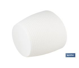 MACETA O MACETERO TRENZADA COLOR BEIGE PP Ø 141 X 119 MM 1,25 L