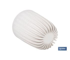 MACETA CON FILTRO DE DRENAJE A RAYAS COLOR BLANCO WPC Ø 390 X 463 MM 39,6 L