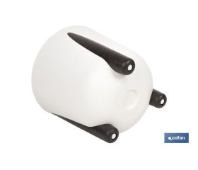 MACETA CON PATAS Y FILTRO DE DRENAJE COLOR CREMA PP Ø 255 X 253 MM 8,1 L