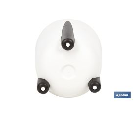 MACETA CON PATAS Y FILTRO DE DRENAJE COLOR CREMA PP Ø 341 X 320 MM 19,4 L