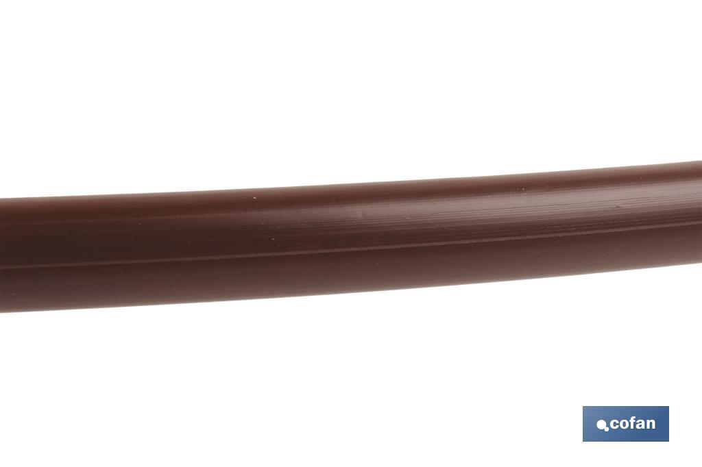 TUBO 25M RIEGO GOTEO MARRON (Sin goteros) Ø16MM