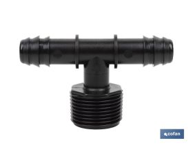 CONEXIÓN EN T R.MACHO Ø16MM-3/4