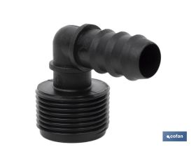 CONEXIÓN EN CODO 90º R.MACHO Ø16MM-3/4