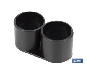 Conector de doble anillo con adaptador a manguera de riego | Imprescindible para instalación de riego
