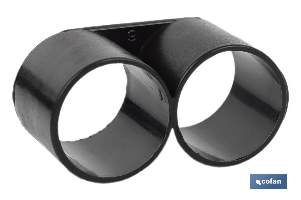 TAPÓN DOBLE ANILLO PE Ø16MM