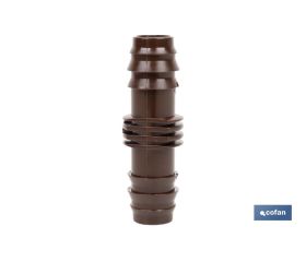Empalme recto para riego por goteo | Uso recomendado para Jardinería y Agricultura