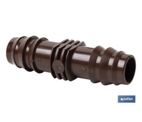 ENLACE RECTO Ø16MM (MARRÓN-MAX SEGUR.)