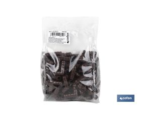 CONEXIÓN EN CODO Ø16MM (MARRÓN-MAX SEGUR.