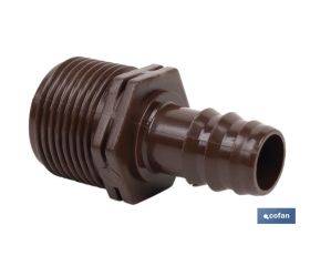 ENLACE MIXTO Ø16MM-3/4 (MARRÓN-MAX SEGUR.)