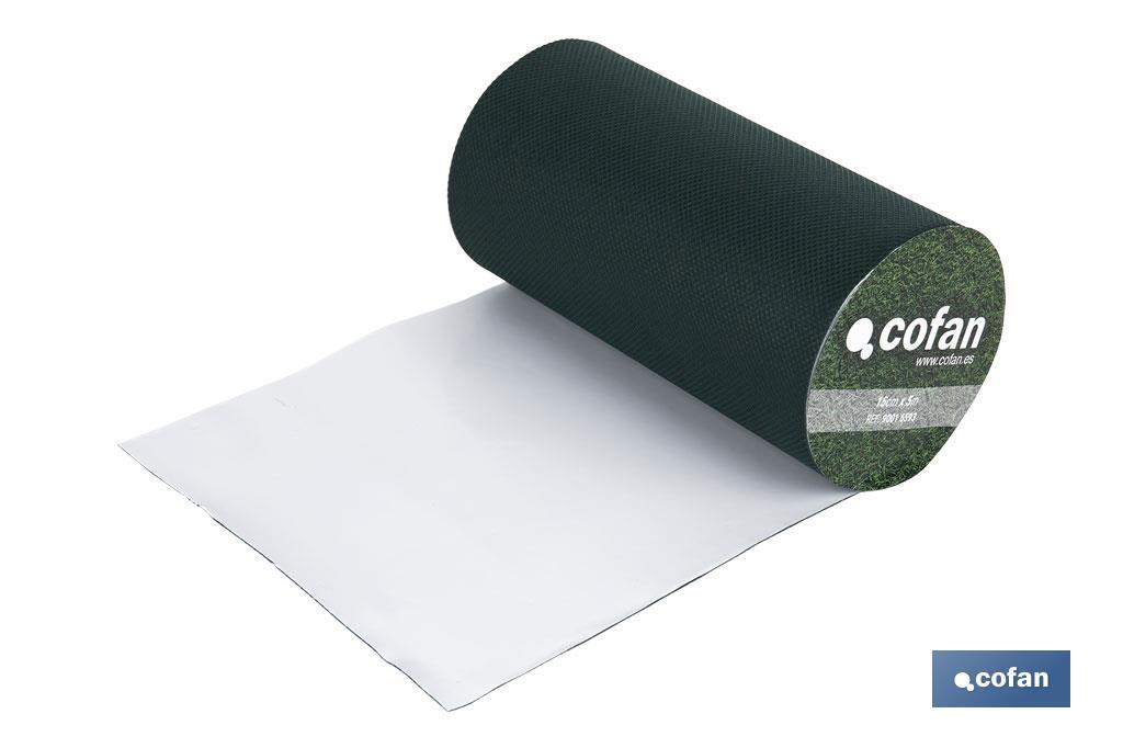 CINTA DE UNIÓN PARA CÉSPED ARTIFICIAL UNA CARA 15 CM X 10 M VERDE