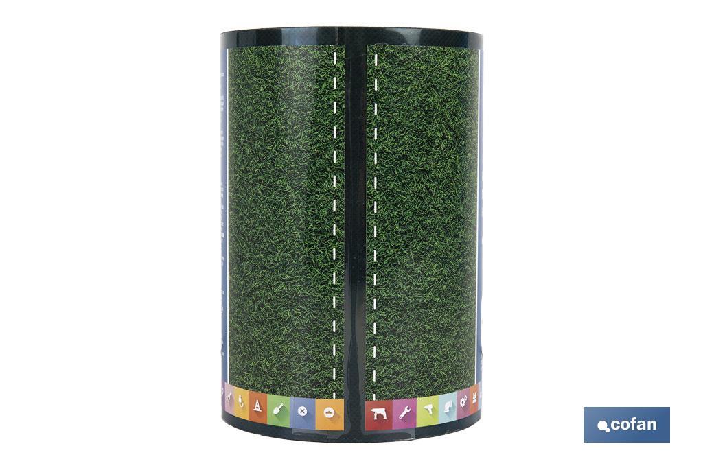 CINTA DE UNIÓN PARA CÉSPED ARTIFICIAL DOBLE CARA 15 CM X 10 M VERDE