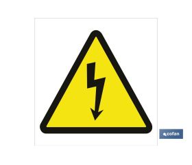 Riesgo eléctrico. El diseño de la señal puede variar, pero en ningún caso se variará el significado de la misma.