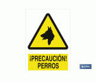 ¡Precaución! perros