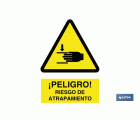 ¡Peligro! riesgo de atrapamiento