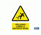 ¡Peligro! caída a distinto nivel