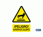 Cuidado Superficie Caliente. El diseño de la señal puede variar, pero en ningún caso se variará el significado de la misma.