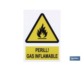 Perill gas inflamable