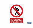 Prohibit pas a peatons