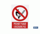 Prohibit fumar i encendre foc