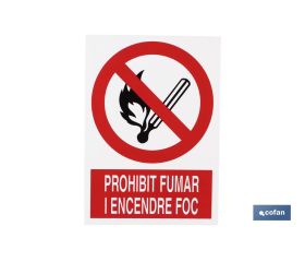 Prohibit fumar i encendre foc