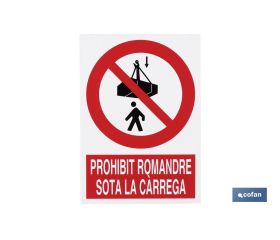 Prohibit romandre sota la carrega