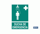 Ducha Emergencia imagen + texto