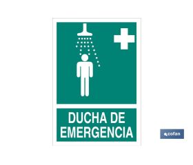 Ducha Emergencia imagen + texto