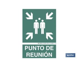 Punto de reunión Pictograma + Texto