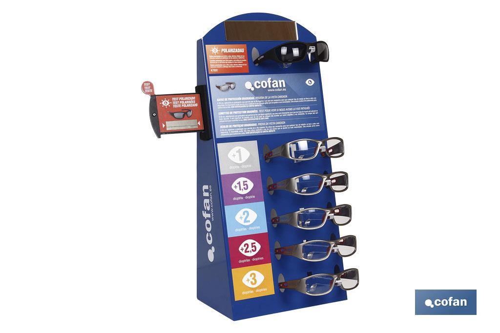 EXPOSITOR GAFAS POLARIZADAS Y GRADUADAS