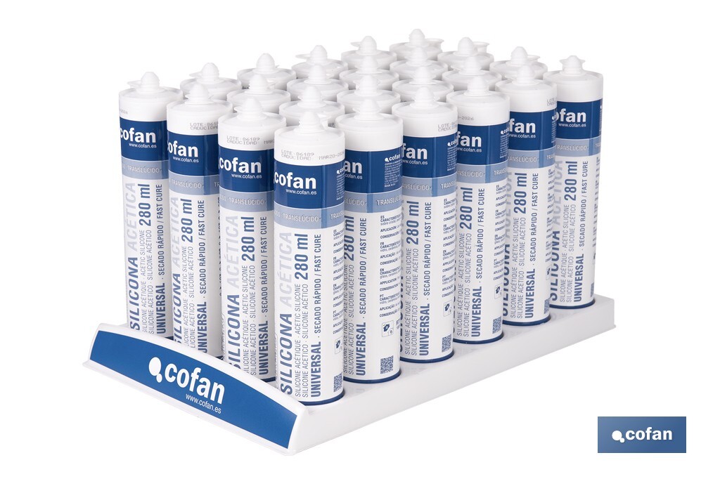 EXPOSITOR CARTUCHOS SILICONA