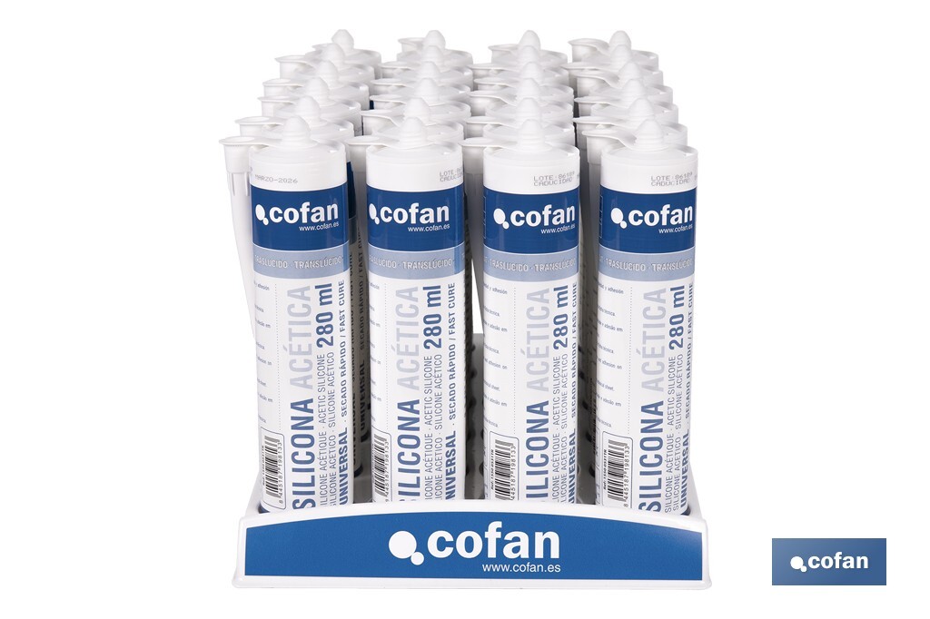 EXPOSITOR CARTUCHOS SILICONA