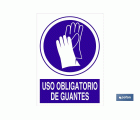 Uso obligatorio de guantes