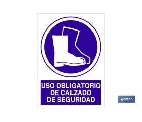 Uso obligatorio de calzado de seguridad