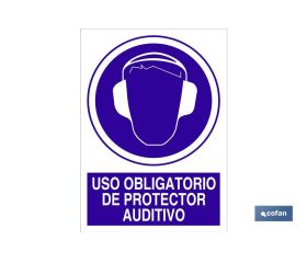 Uso obligatorio de protector auditivo