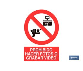 Prohibido fotos y video