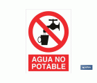 Agua no potable