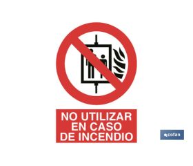 Prohibido usar en incendios