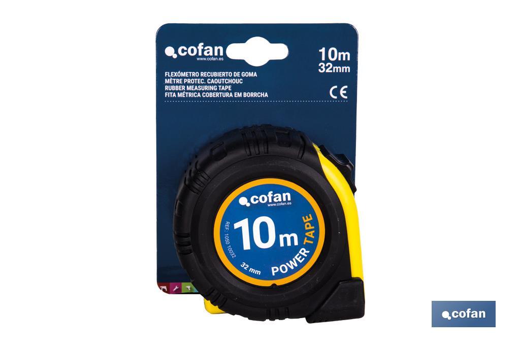 EXPOSITOR DE FLEXÓMETROS CON PROTECCIÓN DE GOMA 32 MM X 10 M 6 UDS.