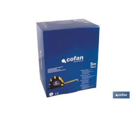 EXPOSITOR DE FLEXÓMETROS MAGNÉTICOS 19 MM X 5 M 12 UDS.