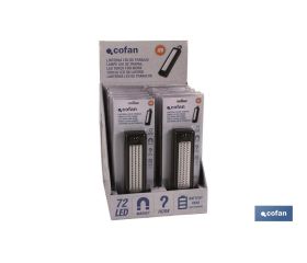 Expositor 12 uds Lámpara 72 Led