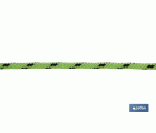 CORDÓN TRENZADO HIPPIE VERDE/NEGRO 3MM X 100 M