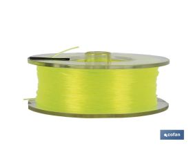 Hilo de Sedal Monofilamento de Nylon 100% Amarillo