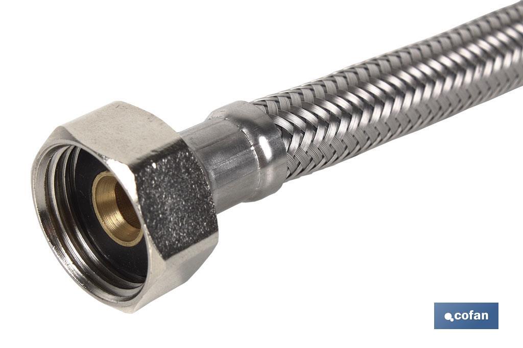 CONEXIÓN FLEXIBLE INOX H1/2- H1/2 20 CM.