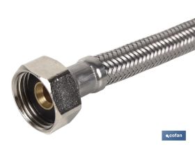 CONEXIÓN FLEXIBLE INOX H3/8- H3/8 30 CM.