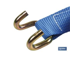 CINTA 7,5 MTS + GANCHO ABIERTO 5000 KGS