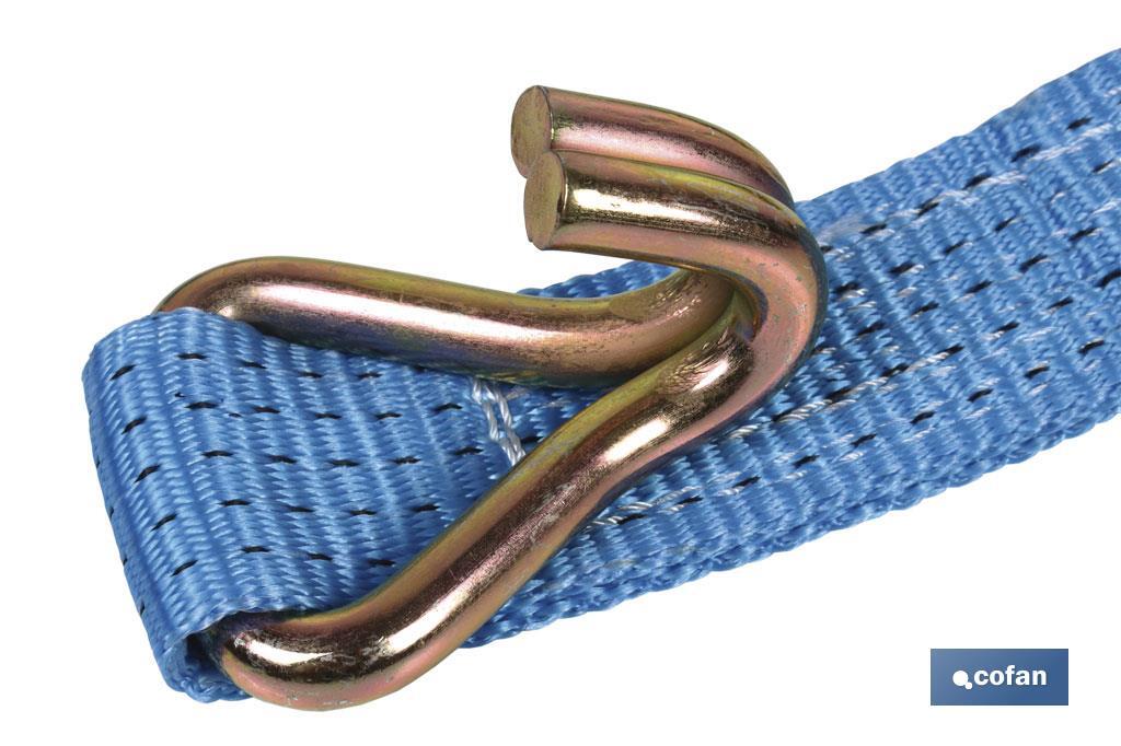 RACHET + 0,5 MTS CINTA 1500 KGS + GANCHO CERRADO