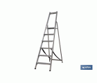 ESCALERA ALUMINIO SOLDADA 5 PELDAÑOS - REFORZADA